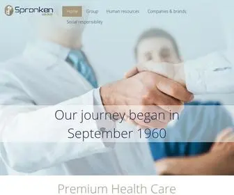 Spronkengroup.com(Spronken Group) Screenshot