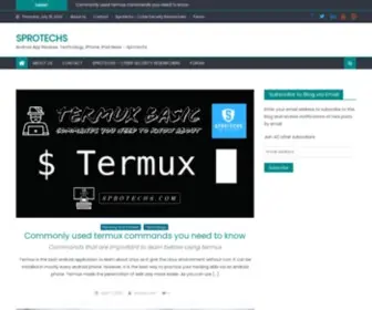 Sprotechs.com(Sprotechs) Screenshot