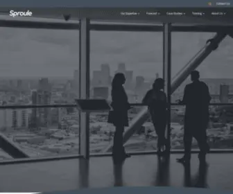 Sproule.com(Oil, Gas, Petroleum Consulting & Strategic Investment Advisory Firm Canada) Screenshot