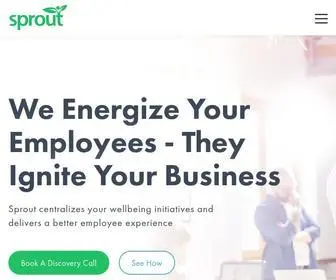 Sproutatwork.com(Sprout is a health technology company) Screenshot