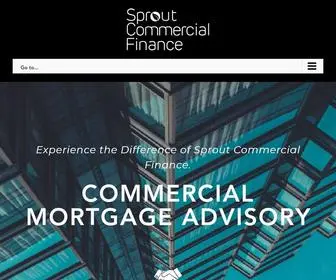 Sproutcf.com(Sprout Commercial Finance) Screenshot