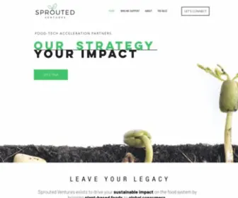 Sproutedventures.com(Sprouted Ventures) Screenshot