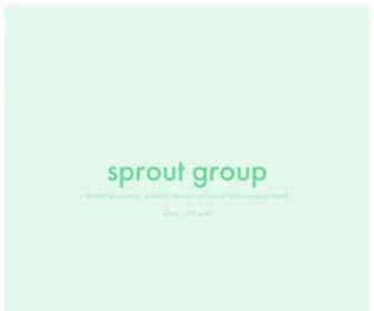 Sproutgroup.co(Sprout group) Screenshot