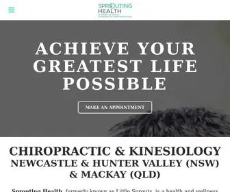 Sproutinghealthchiropractic.com.au(SPROUTING HEALTH) Screenshot