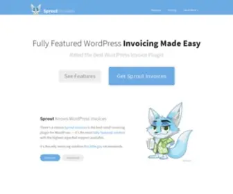 Sproutinvoices.com(Premium Invoicing Plugin for WordPress) Screenshot