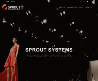 Sproutix.com.au(Online Ticket Booking & Sales System) Screenshot