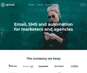 Sproutsend.com(Sprout) Screenshot