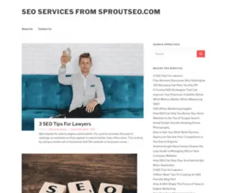 Sproutseo.com(SEO Services from) Screenshot