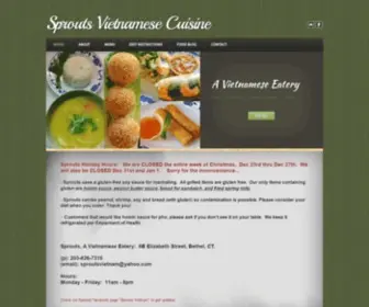 Sproutsvietnam.com(Sprouts Vietnamese Cuisine) Screenshot