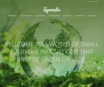 Sproutworld.com(The Sprout pencil & Sprout Makeup) Screenshot