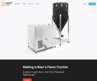 Sprowtlabs.com(Sprowt Labs) Screenshot