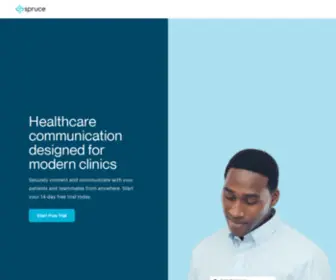 Spruce-Staging.com(Digital Care Platform) Screenshot