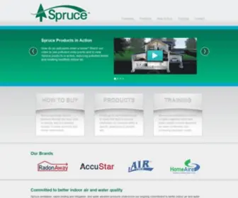 Spruce.com(Spruce Environmental Technologies) Screenshot