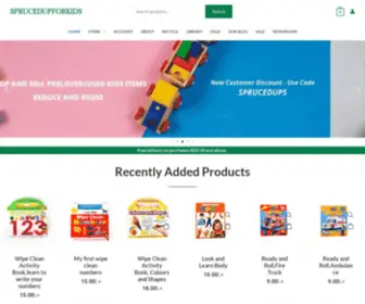 Sprucedupforkids.com(Home) Screenshot