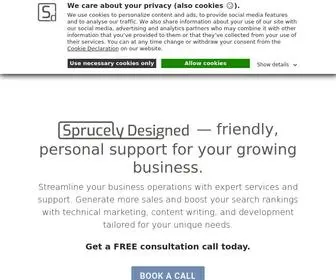 Sprucely.net(Sprucely Designed) Screenshot