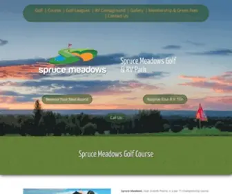 Sprucemeadowsgolf.ca(Spruce Meadows Golf Course) Screenshot