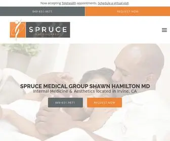 Sprucemedicalgroup.com(Now providing Telehealth visits) Screenshot