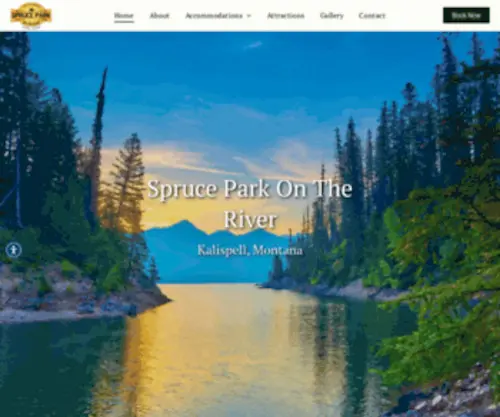 Spruceparkrv.com(RV Sites &Tent Camping on Flathead River) Screenshot
