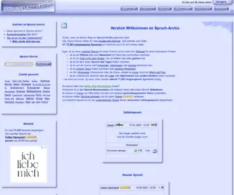 Spruch-Archiv.com(Das Spruch) Screenshot