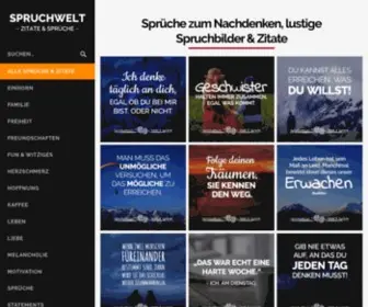 Spruchwelt.com(Berühmte) Screenshot