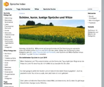 Sprueche-Index.de(Schöne) Screenshot
