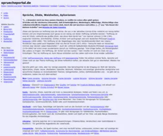 Spruecheportal.de(Sprüche) Screenshot