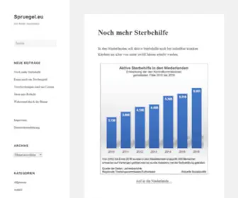 Spruegel.eu(Ein freier Journalist) Screenshot