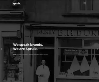 Spruik.com(Branding, Strategy and Design agency in Auckland) Screenshot