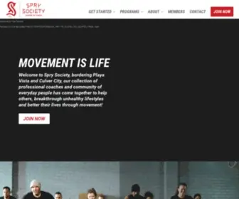 SPRysociety.com(CrossFit in the Culver City community) Screenshot