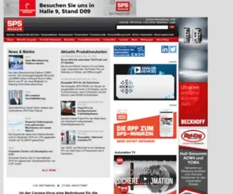 SPS-Magazin.de(Fachzeitschrift) Screenshot