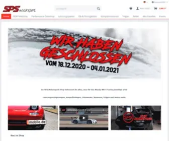 SPS-Motorsportshop.com(Sps motorsport gmbh) Screenshot