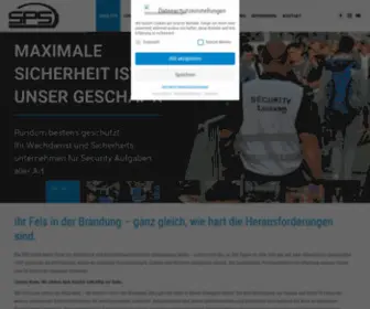 SPS-Security-GMBH.de(Über SPS) Screenshot