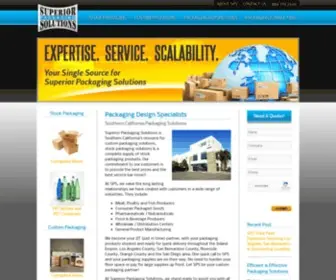 SPS4PKG.com(Custom Packaging Solutions & Bulk Packaging Solutions) Screenshot