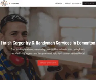 SPscarpentry.ca(Finish Carpentry & Handyman) Screenshot