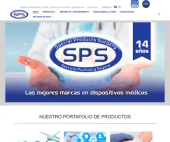 SPS.com.co(Special Products Surgery S.A.S) Screenshot