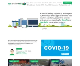Spsenvirowall.co.uk(External Wall Insulation and Cladding Supplier) Screenshot