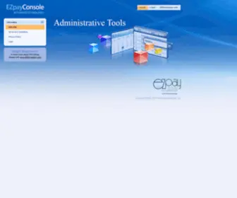Spsezpayadmintool.com(SPS EZpay Administration Console) Screenshot