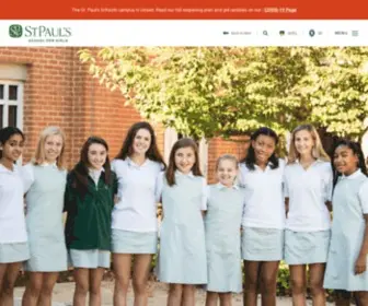 SPSFG.org(St. Paul's School for Girls) Screenshot