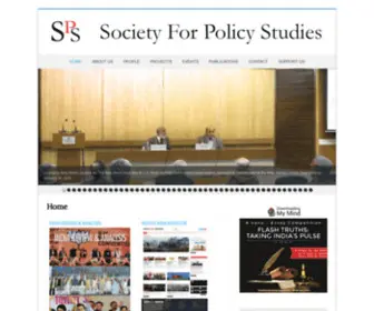 Spsindia.in(Society For Policy Studies) Screenshot