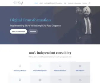 Spsingh.me(Digital Transformation Consultant) Screenshot