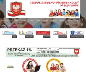 SPslotwina.edu.pl(Zespół Szkolno) Screenshot