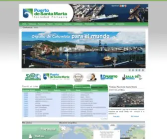 SPSM.com.co(Sociedad Portuaria de Santa Marta) Screenshot