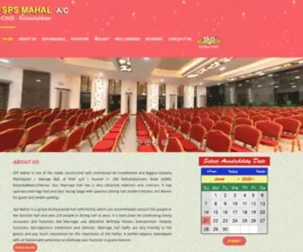 SPsmahal.com(SPS Mahal) Screenshot