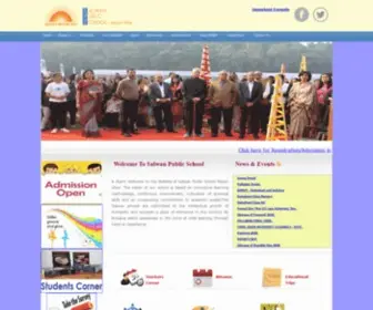 SPsmayurvihar.com(Salwan Public School) Screenshot