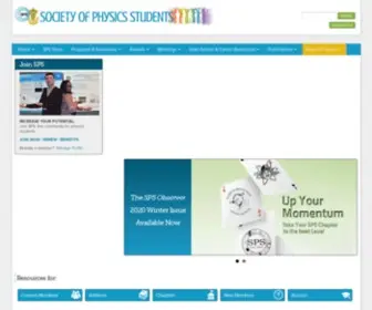 SPsnational.org(Society of Physics Students) Screenshot