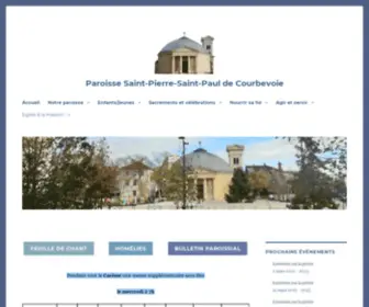 SPSP-Courbevoie.fr(Paroisse Saint) Screenshot