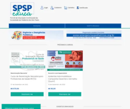 SPspeduca.org.br(Spsp educa) Screenshot