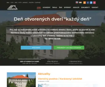 SPSstav.sk(SPŠ stavebná) Screenshot