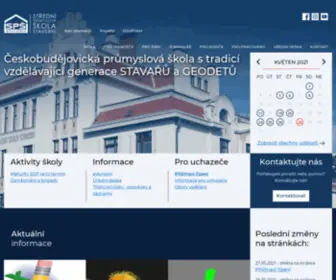 SPSstavCB.cz(Střední průmyslová škola stavební) Screenshot