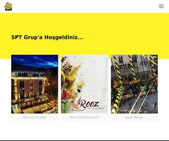 SPT-Grup.com(SPT Grup Gıda Otelcilik Turizm Ltd) Screenshot